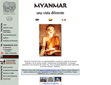 Tablet Screenshot of myanmarviajes.com